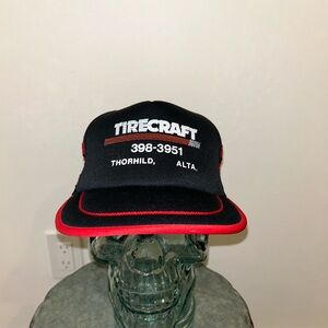 Vintage Tirecraft Trucker Hat